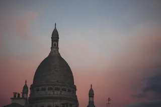 法国、巴黎、蒙马特、科尔、圣礼、教堂、石头、天空
