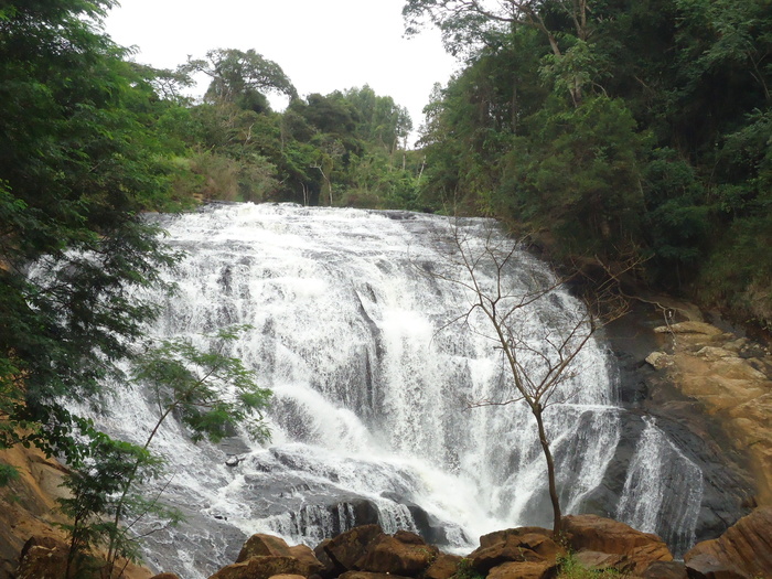 巴西, pedra bonita mg, 瀑布, 自然, 绿色, 美, 淡水, 树