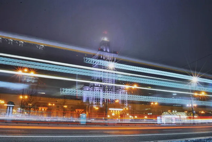 城市夜间延时摄影