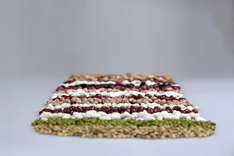 食物，背景，豆类，谷物，芸豆，绿豆，红豆，白豆