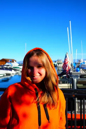 tahoe，美国，lake，hipster，girl，pier，bay，happy