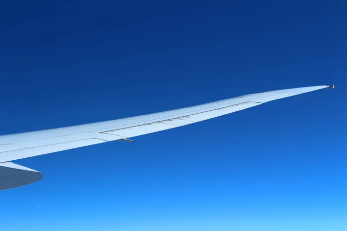 飞机，机翼，空气，蓝色，天空，发动机，飞机，飞行器