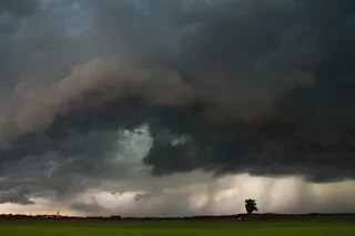视图，雨云，前方，景观，天气，自然，雷雨，风暴