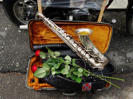 标记、分割、逗号、旧、汽车、街道、收获季节、高角度视图