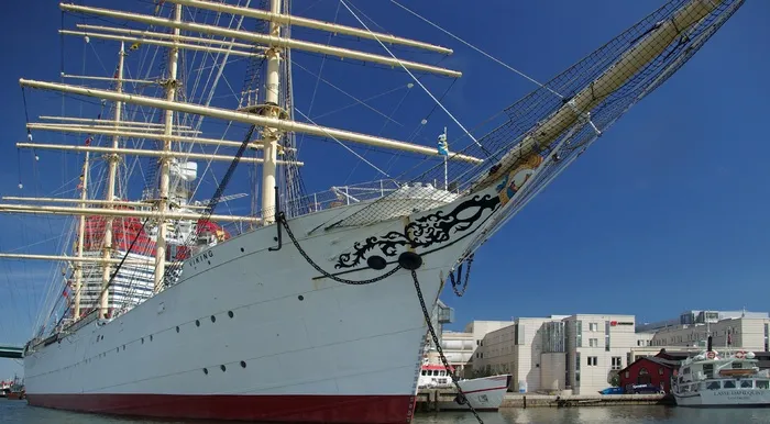 segelschiff，port，four master，göteborg，segeln，航海船，船舶，运输