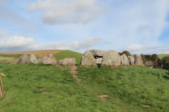 考古学，土墩，小山，巨石阵，石头，建筑，土墩，大型石墓