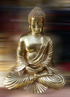 铜色佛像，特写摄影，佛像，雕像，雕塑，金佛，佛像，雕像，艺术