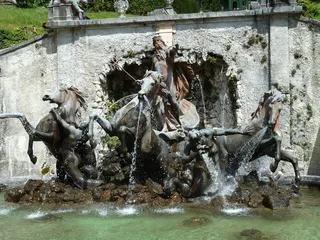 城堡，德国，巴伐利亚，建筑，旅游，历史，水，艺术和工艺