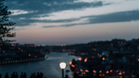 葡萄牙，波尔图，无焦点，灯光，灯光，焦点，尼康，夜晚