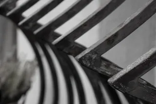 格栅，铁，熟铁，立面，verschnörkelt，卷曲，装饰，窗框