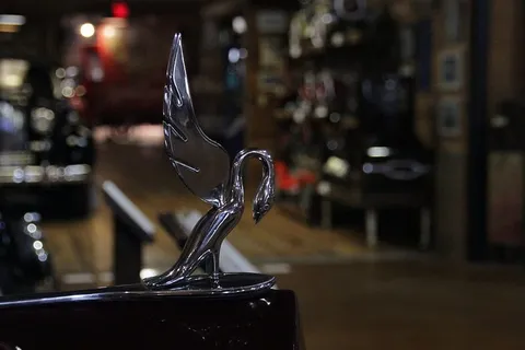 旧式、汽车、古董、帕卡德、复古、复古、经典、室内