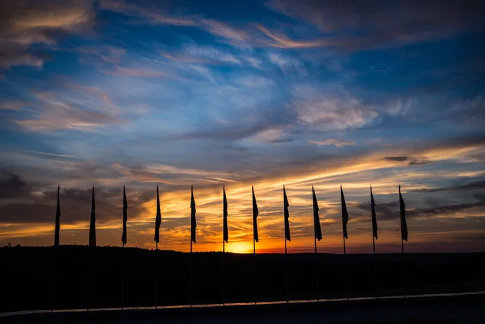 日落, 标志, Goldenhour, 美丽, 保加利亚, 舒门, 云-天空, 天空