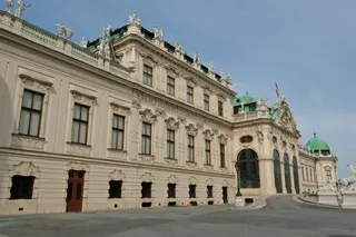 维也纳，奥地利，石头，窗户，雕像，博物馆，建筑，宫殿