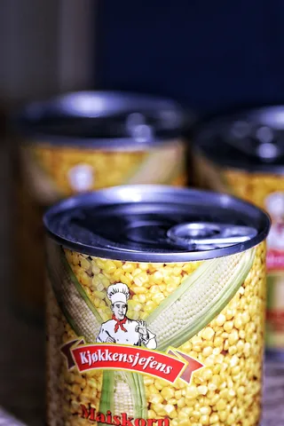 玉米、盒子、食物、蔬菜、午餐、膳食、烹饪、罐头