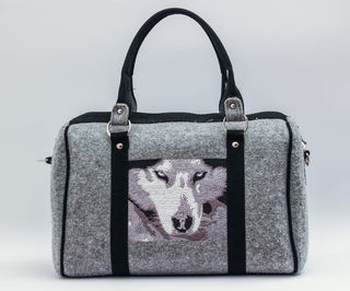 时尚，狼，皮革，包，扣，手提包，把手，摄影棚拍摄