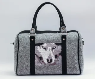 时尚，狼，皮革，包，扣，手提包，把手，摄影棚拍摄