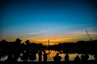 法国，巴黎，日落，旅游目的地，旅游，公园，天空，风景