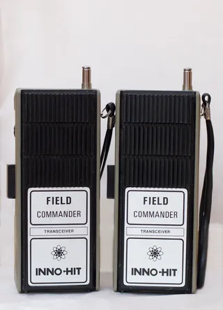 对讲机，复古，通信，手机，inno hit，原始，无人，工作室拍摄