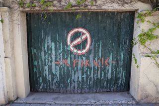 门，墙，旧，木头，废弃，房子，不干净，建筑