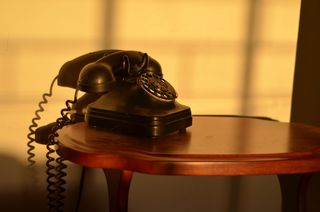 技术，电话，固定电话，复古风格，无人，室内，特写，连接