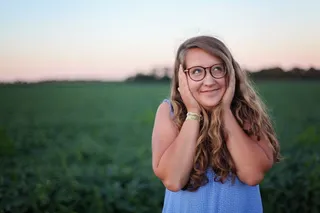 风景，自然，时尚，人，成年人，金发，模糊，乡村