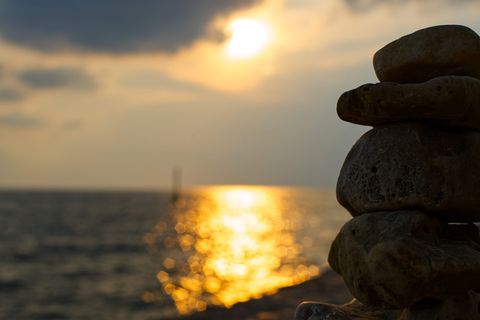 克罗地亚，波罗什，云，自然，海，下，晚上，天空