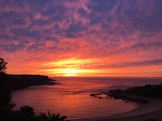 澳大利亚，小海湾，日落，天空，水，风景-自然，美丽的自然，云-天空