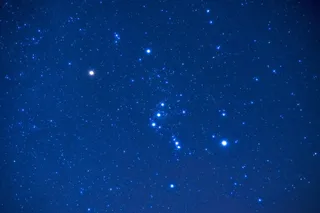 晴朗，天空，夜晚，显示，星星，猎户座，星星，星座