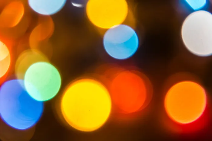 特写照片，bokeh摄影，bokeh，灯光，彩色，彩色，魔术，模糊