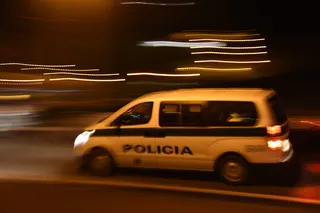 汽车、警察、扫描、卡车、运输方式、汽车、运输、运动