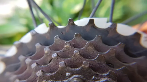 齿轮，自行车，齿轮，旋转，链条，自行车，金属，速度