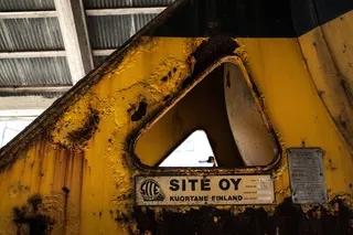 黄色污垢、锈迹、细节、黄色、设备、旧、污垢、丙烯酸