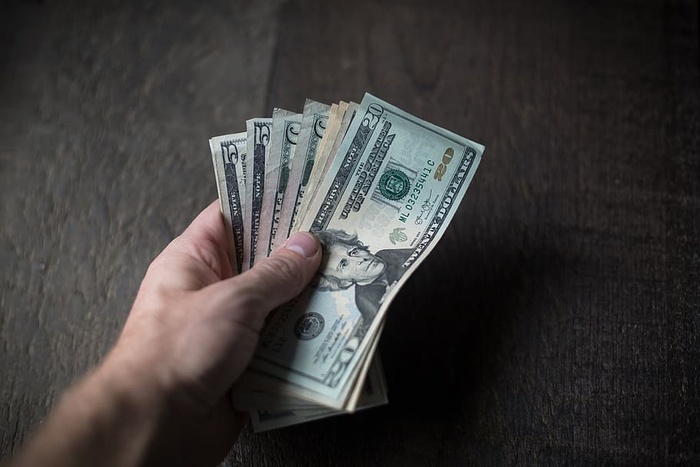 一把现金照片