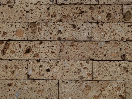 砌体、凝灰岩、rauh、墙、石墙、未抹、图案、纹理