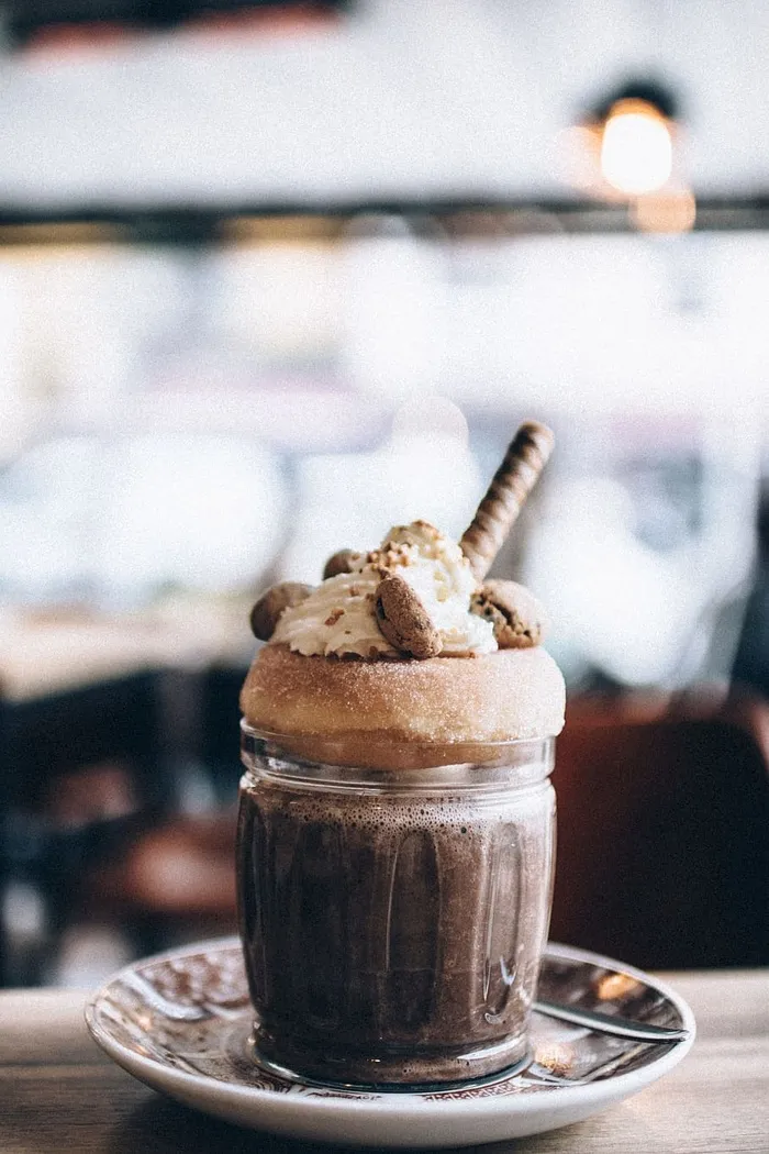 面包，食物，木头，光线，背景，模糊，早餐，巧克力