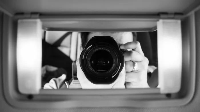 相机，电子，镜子，摄影师，照片，镜头，实验，摄影