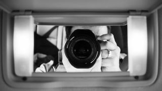 相机，电子，镜子，摄影师，照片，镜头，实验，摄影