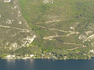 小径，离开，路径，迁徙，迁徙路径，山脉，湖泊，河岸