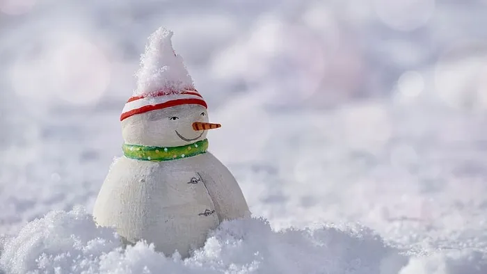 雪人形象，雪，雪人，冬天，寒冷，冬天，贺卡，白色
