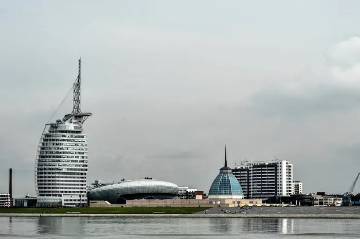 威廉港, Jadeboezem, 北海, 城市, 端口, 天际线, 架构, 建筑结构