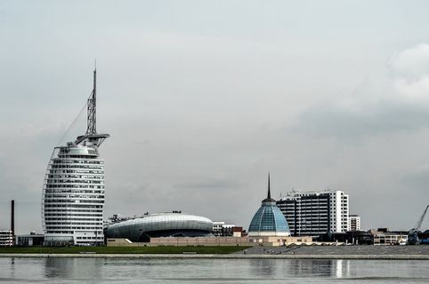 威廉港, Jadeboezem, 北海, 城市, 端口, 天际线, 架构, 建筑结构