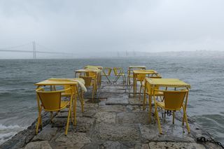 里斯本，海洋，海洋，葡萄牙，海洋，水，港口，风景