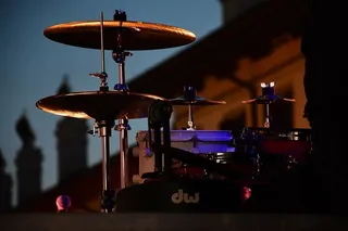 精选，聚焦照片，棕色，钹，鼓，音乐，鼓，现场