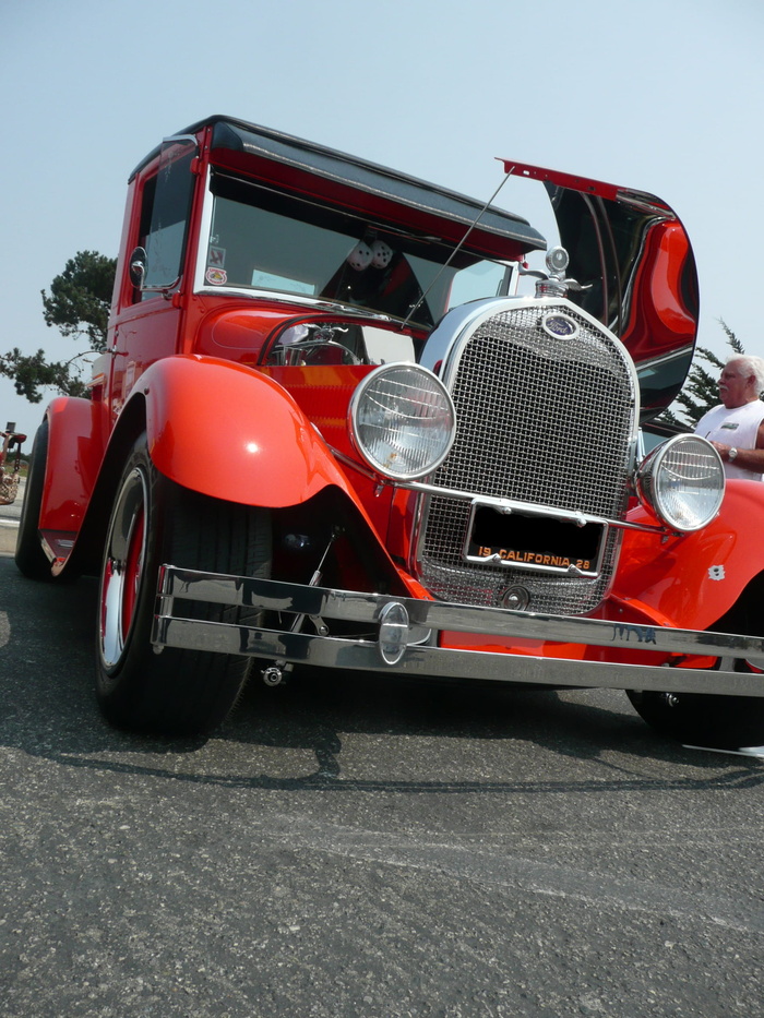 红色，老式，oldsmobile，车辆，汽车，汽车，运输，汽车