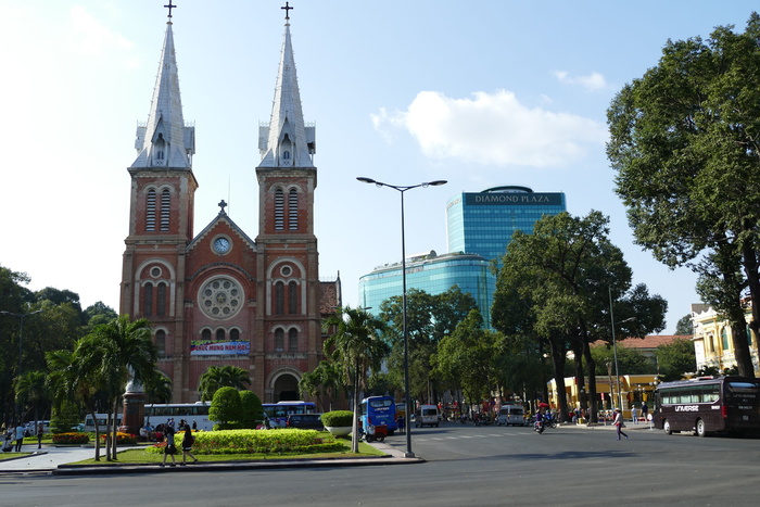 越南，西贡，历史，建筑，名胜，胡志明市，西贡胡志明市，教堂