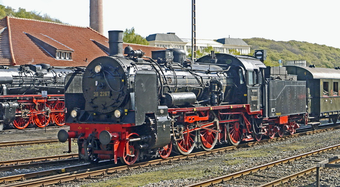 蒸汽机车，铁路博物馆，波鸿dahlhausen，运营，客运列车，Bulderbus，普鲁士，p8