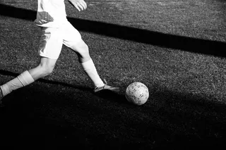 美国，安大略省，安大略基督教高中，足球，足球，黑人和白人