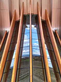 建筑，建筑，木材，天空，酒庄，现代，现代，博物馆