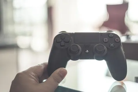 人，手持，黑色，playstation dualshock 4，控制器，playstation，手，游戏