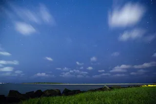 美国, 查尔斯顿, 蓝天与星星, 云, 背景, 夜间, 蓝色, 水景